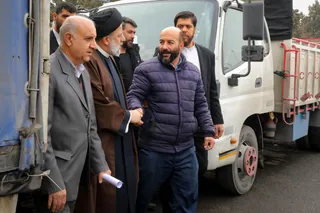 تصاویر بازدید و گفتگو با کامیون‌داران پایانه باربری بهارستان