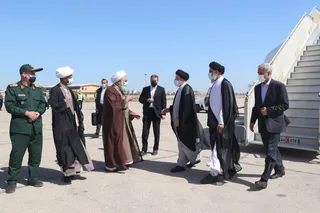 تصاویر ورود رئیس جمهور به استان خوزستان
