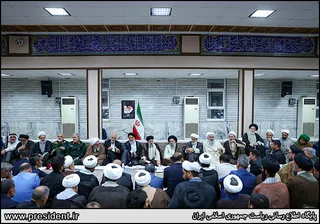 تصاویر نشست با جمعی از علما و سران طوایف خوزستان