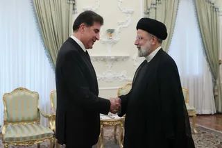 دیدار با رئیس اقلیم کردستان عراق