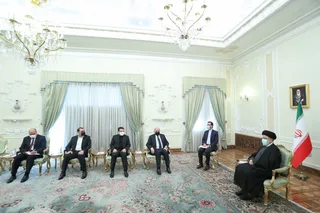 تصاویر دیدار وزیر امور خارجه عراق با آیت‌الله رئیسی