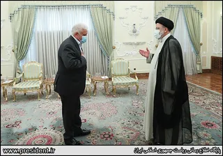 تصاویر دیدار رئیس سازمان حشد الشعبی با آیت الله رئیسی