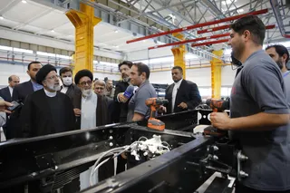 تصاویر بازدید از کارخانه تراکتور سازی تبریز