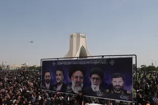مراسم تشییع پیکر رئیس جمهور شهید و همراهان در تهران