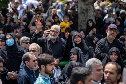 مراسم تشییع پیکر رئیس جمهور شهید و همراهان در تهران