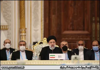 سخنرانی آیت الله رئیسی در اجلاس سران سازمان همکاری شانگهای