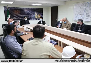 تصاویر بازدید از پروژه فاضلاب شهری اهواز