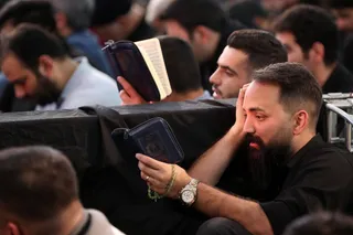 تصاویر سخنرانی رئیس جمهور در مراسم احیای شب نوزدهم رمضان ، امامزاده صالح (ع)