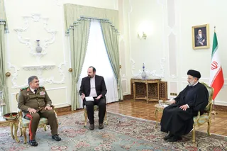 تصاویر دیدار وزیر دفاع سوریه با آیت‌الله رئیسی