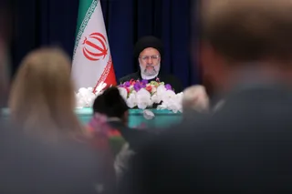 تصاویر نشست خبری رئیس جمهور با رسانه‌های بین‌المللی در نیویورک