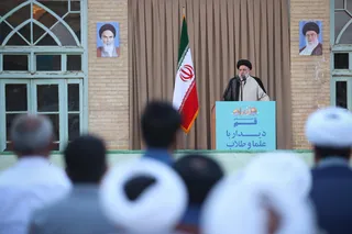 دیدار با علما و طلاب