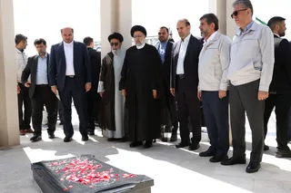 تصاویر بازدید از کارخانه تراکتور سازی تبریز