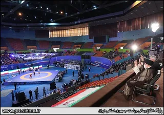 تصاویر آئین اهدای بازوبند پهلوانی سال ۱۴۰۰