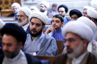 نشست با جمعی از علما و روحانیون