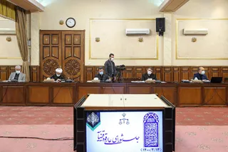 حضور حجت‌الاسلام والمسلمین رئیسی در شورای عالی قضائی