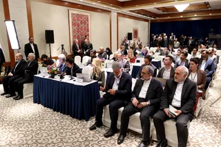 تصاویر نشست خبری رئیس جمهور با رسانه‌های بین‌المللی در نیویورک