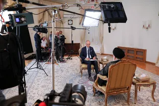 تصاویر مصاحبه با شبکه تلویزیونی NBC آمریکا