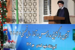 تصاویر حضور در مراسم بازگشایی مدارس
