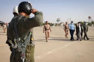 تصاویر بازدید از پایگاه شکاری شهید نوژه