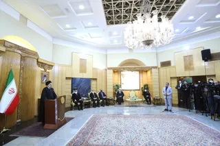 تصاویر ورود رئیس جمهور به تهران