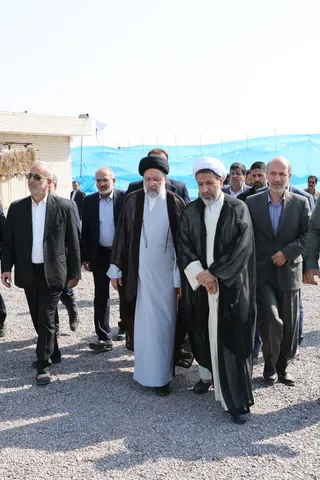 تصاویر افتتاح فاز اول طرح آب‌رسانی به شهرستان‌های بم و بروات