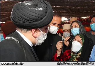 حضور آیت‌الله رئیسی در جمع عشایر بویراحمدی تنگه گرگو