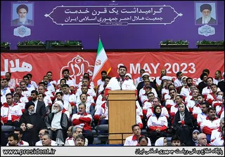 تصاویر مراسم گرامیداشت روز جهانی هلال احمر