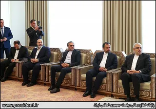 تصاویر دیدار و گفتگوی روسای جمهور ایران و سوریه