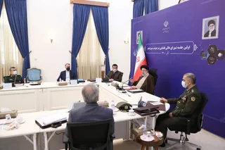 تصاویر جلسه شورای عالی فضایی به ریاست رئیس جمهور
