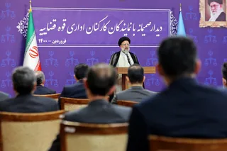 دیدار نمایندگان کارکنان اداری قوه قضائیه با آیت‌الله رئیسی