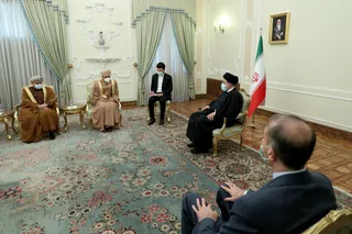 تصاویر دیدار وزیر خارجه عمان با رئیس جمهور
