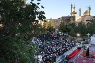 دیدار با علما و طلاب