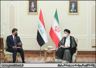 تصاویر دیدار رئیس اقلیم کردستان عراق با آیت الله رئیسی