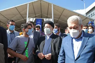 گزارش تصویری حضور دو ساعته حجت‌الاسلام و المسلمین سید ابراهیم رئیسی در نمایشگاه اینوتکس ۲۰۲۱
