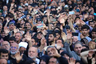 مراسم تشییع پیکر رئیس جمهور شهید و همراهان در مشهد