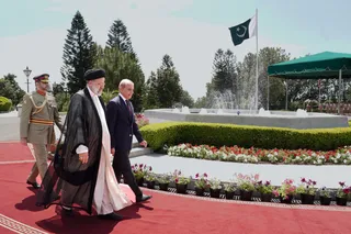 استقبال رسمی از سوی نخست وزیر پاکستان