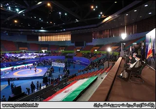 تصاویر آئین اهدای بازوبند پهلوانی سال ۱۴۰۰