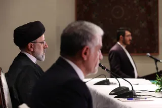 تصاویر نشست خبری رئیس جمهور با رسانه‌های بین‌المللی در نیویورک