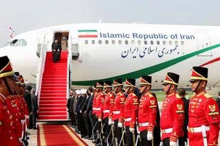 تصاویر ورود رئیس جمهور به جاکارتا