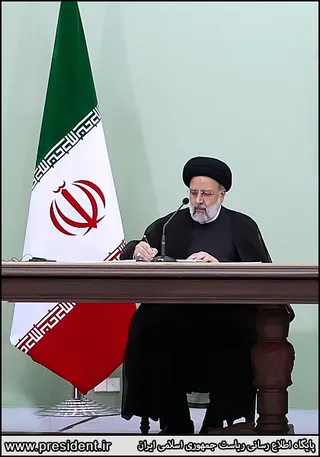 تصاویر نشست مطبوعاتی روسای جمهور ایران و سوریه و امضاء اسناد همکاری بین دو کشور