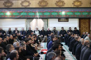 تصاویر برگزاری مراسم سوگواری شهادت امام حسین (ع) در نهاد ریاست جمهوری
