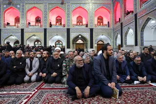 مراسم تشییع پیکر رئیس جمهور شهید و همراهان در مشهد
