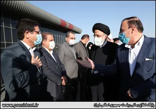تصاویر ورود آیت الله رئیسی به استان ایلام