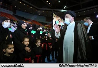تصاویر آئین اهدای بازوبند پهلوانی سال ۱۴۰۰