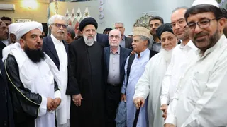 تصاویر  ورود رئیس جمهور به استان سیستان و بلوچستان