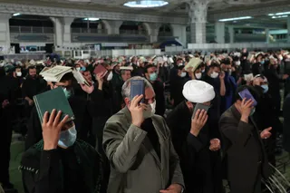 تصاویر مراسم شب بیست و یکم ماه مبارک رمضان در مصلی تهران