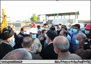 تصاویر بازدید از پروژه فاضلاب شهری اهواز