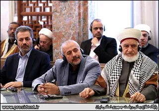 تصاویر نشست با جمعی از اندیشمندان فلسطینی