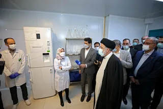 تصاویر بازدید رئیس جمهور از طرح های دانش بنیان در پارک علم وفناوری پردیس