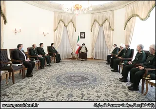 تصاویر دیدار با رئیس و فرماندهان سازمان بسیج مستضعفین